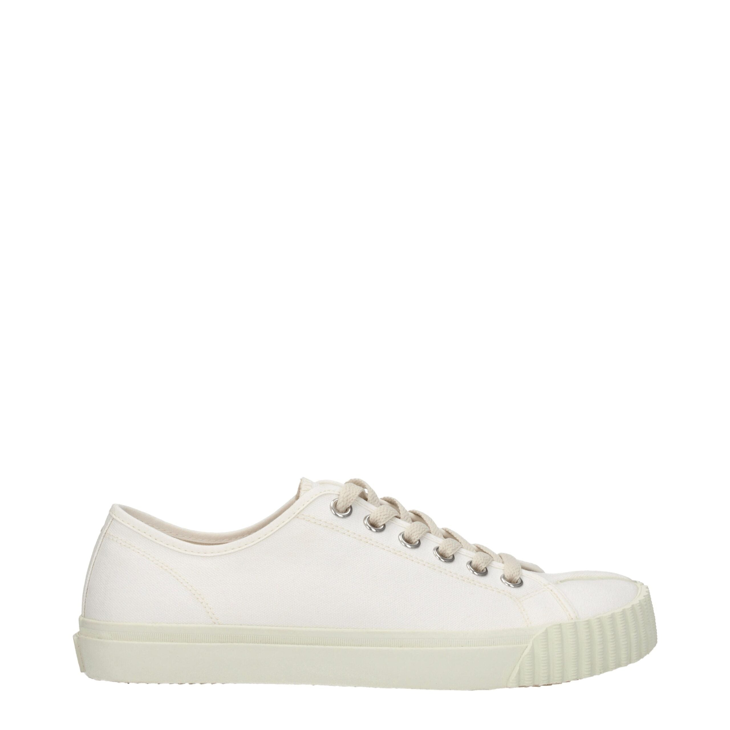 Maison Margiela White Fabric Sneakers
